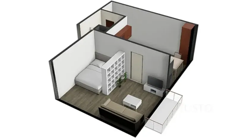Prodej bytu 1+1, Písek, třída Přátelství, 38 m2