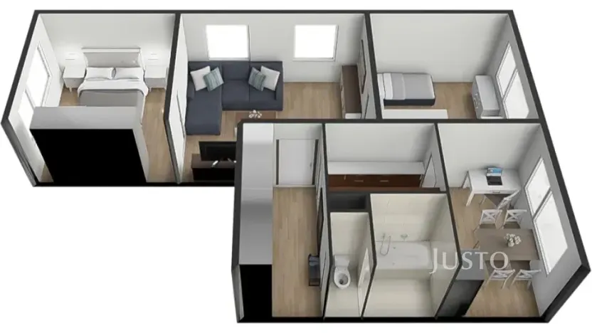 Prodej bytu 3+1, Písek, Na Stínadlech, 64 m2