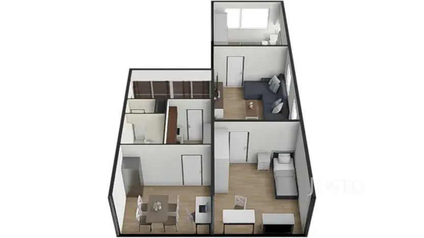 Prodej bytu 3+1, Písek, Na Stínadlech, 64 m2