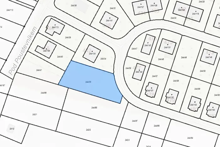 Prodej pozemku pro bydlení, Staré Hodějovice, Pod Poustevníkem, 1316 m2