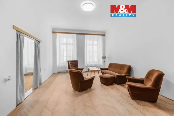 Pronájem bytu 2+1, Praha - Nové Město, Růžová, 60 m2