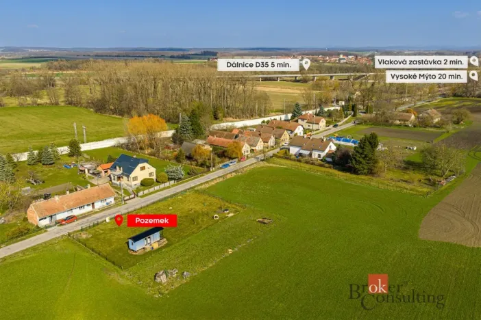 Prodej zahrady, Moravany - Turov, 840 m2