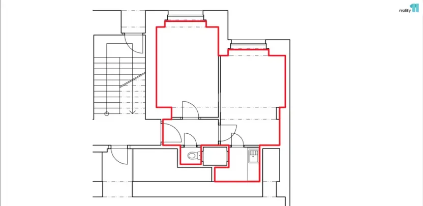 Prodej bytu 2+kk, Praha - Smíchov, Zoubkova, 37 m2