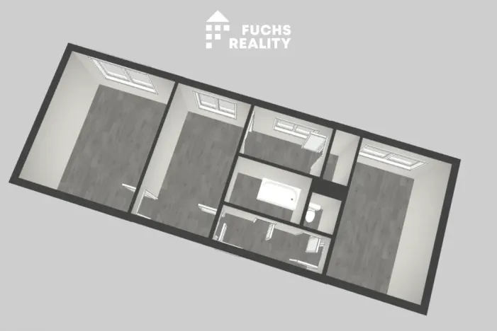 Prodej bytu 2+1, Městečko Trnávka - Pacov, 60 m2