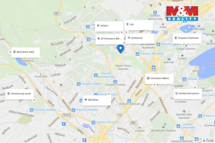 Prodej zahrady, Chomutov, 351 m2