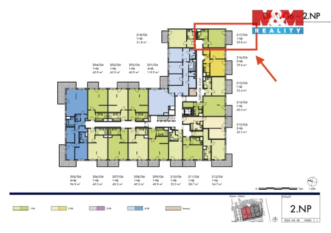 Prodej bytu 1+kk, Praha, Honzíkova, 30 m2