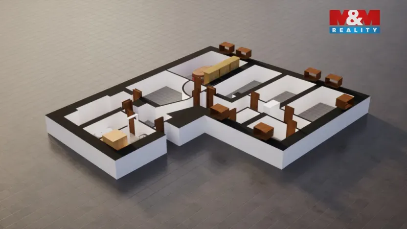 Prodej činžovního domu, Bílina, Seifertova, 680 m2