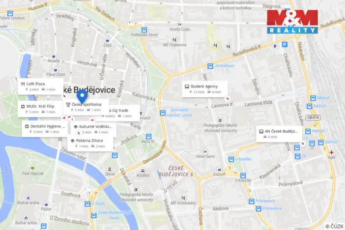 Pronájem bytu 3+1, České Budějovice - České Budějovice 2, J. Bendy, 67 m2