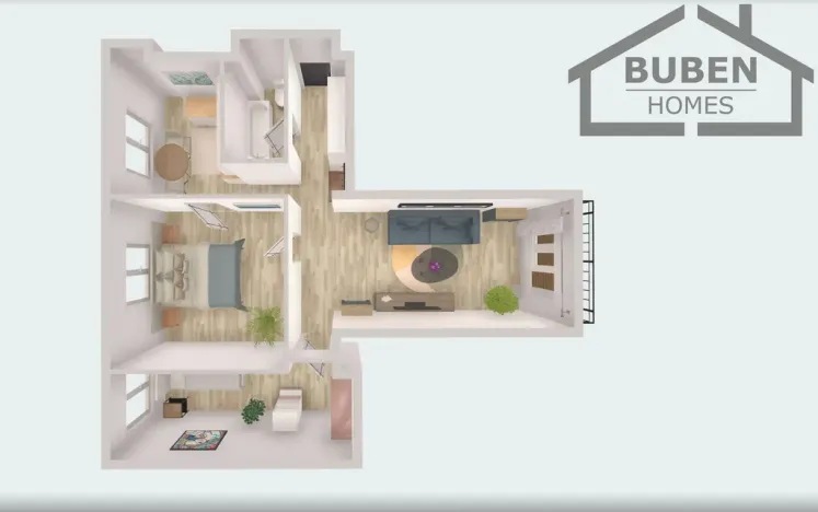 Prodej bytu 3+1, Tachov, Školní, 59 m2