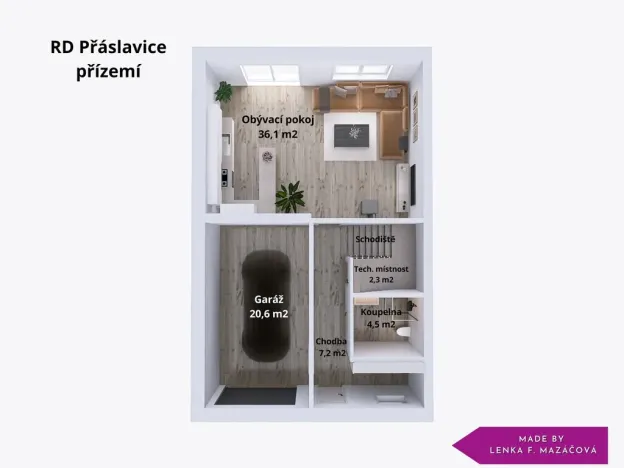 Prodej rodinného domu, Přáslavice, 142 m2