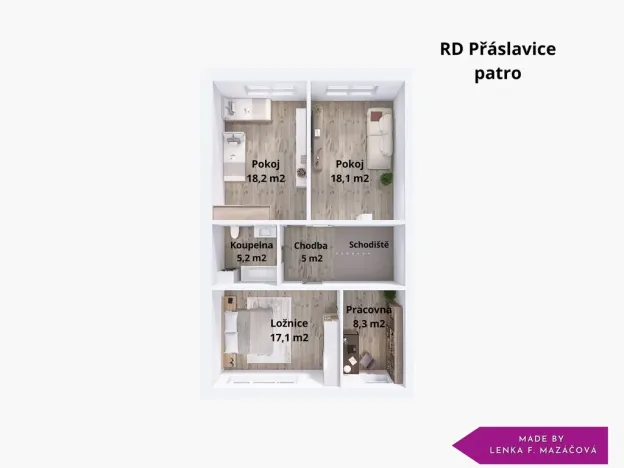 Prodej rodinného domu, Přáslavice, 142 m2