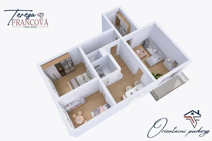 Prodej bytu 3+1, Olomouc, Foerstrova, 59 m2