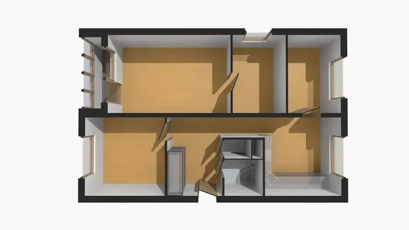 Prodej bytu 4+1, Přelouč, Studentská, 73 m2