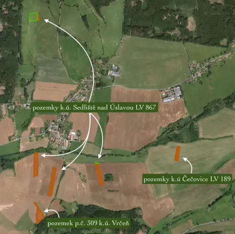 Prodej pole, Sedliště, 30508 m2