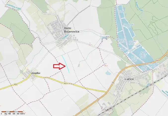 Prodej pole, Dolní Bojanovice, 8368 m2