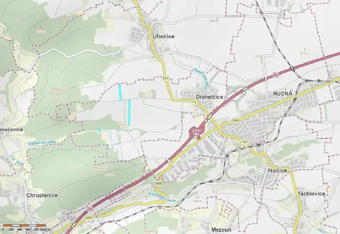 Prodej pole, Drahelčice, 46280 m2