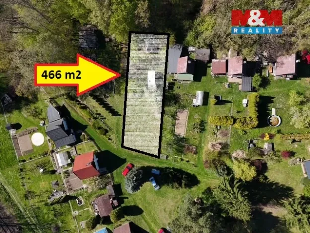 Prodej zahrady, Vamberk, 466 m2