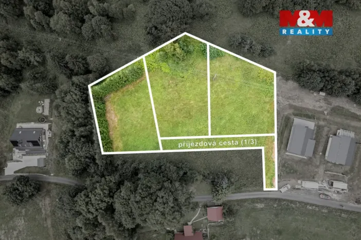 Prodej pozemku pro bydlení, Český Jiřetín, 4093 m2