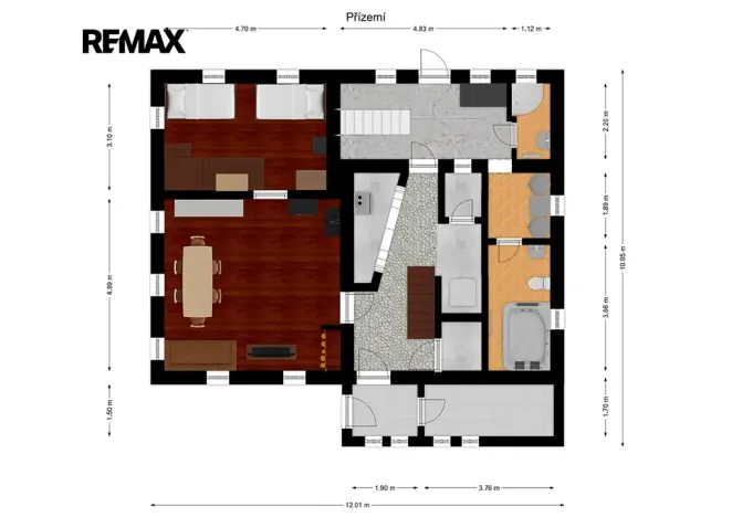 Prodej chalupy, Polevsko, 185 m2