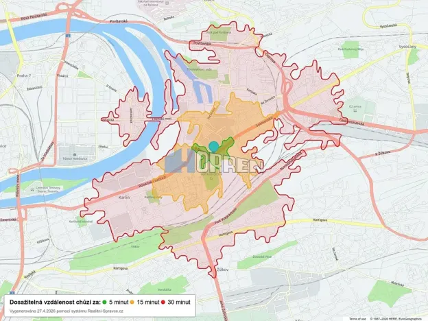 Pronájem bytu 2+1, Praha - Libeň, Sokolovská, 58 m2