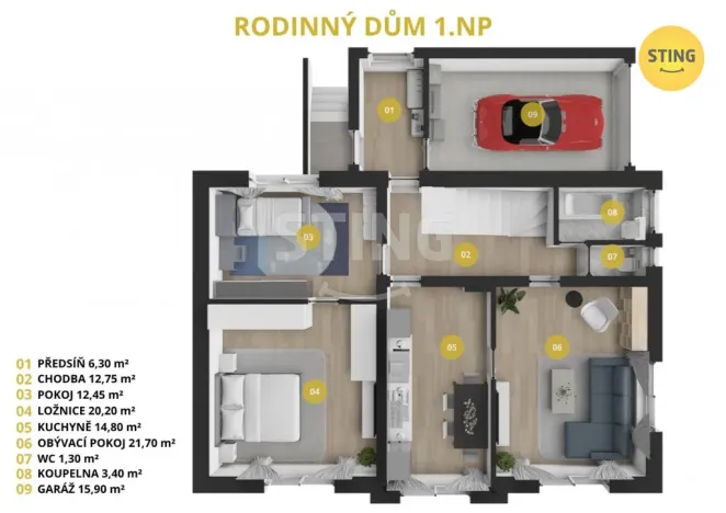 Prodej rodinného domu, Budišov nad Budišovkou, Československé armády, 238 m2