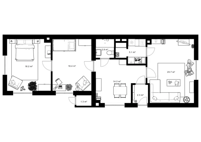 Prodej rodinného domu, Sedlčany, Sedlecká, 190 m2