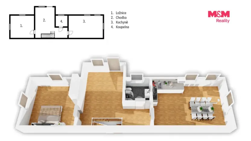 Prodej rodinného domu, Jílové u Prahy, Karlova, 139 m2