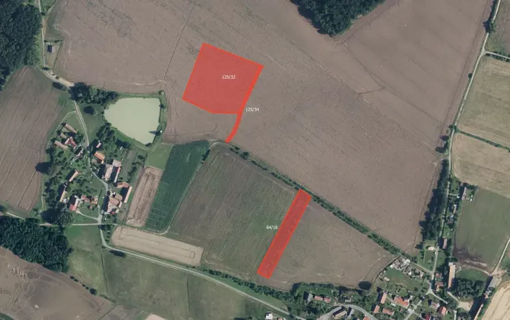 Prodej pole, Boharyně, 22782 m2