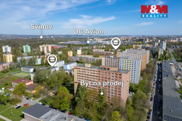 Prodej bytu 3+1, Ostrava - Zábřeh, Výškovická, 70 m2