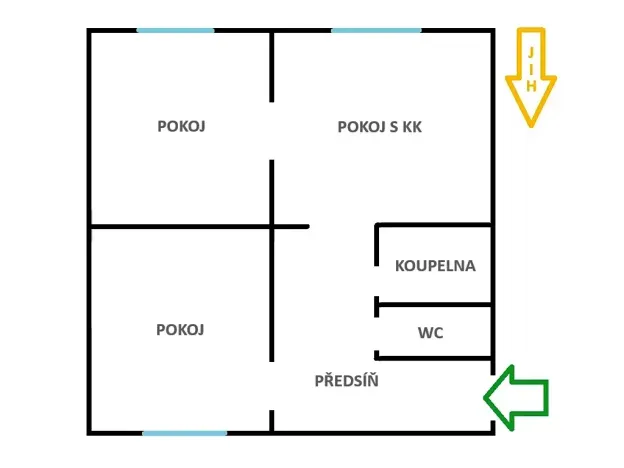 Pronájem bytu 3+kk, Ostrava, Budovatelská, 60 m2
