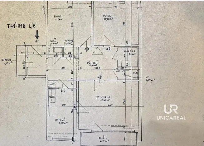 Pronájem bytu 3+1, Brno - Bohunice, Okrouhlá, 77 m2