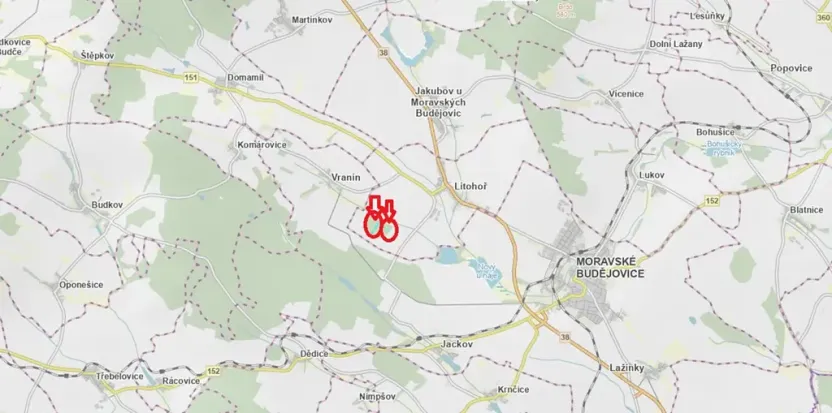 Prodej podílu lesa, Litohoř, 1843 m2