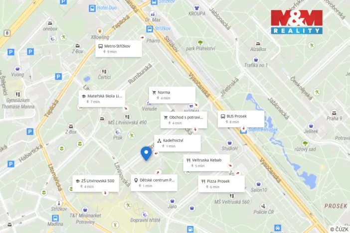 Prodej bytu 3+1, Praha - Prosek, Bílinská, 61 m2