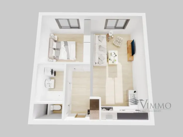 Prodej bytu 2+kk, Český Krumlov - Vyšný, Vyšenská, 49 m2