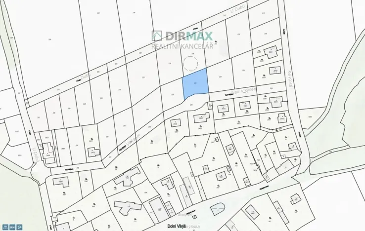 Prodej pozemku pro bydlení, Plzeň - Dolní Vlkýš, 999 m2