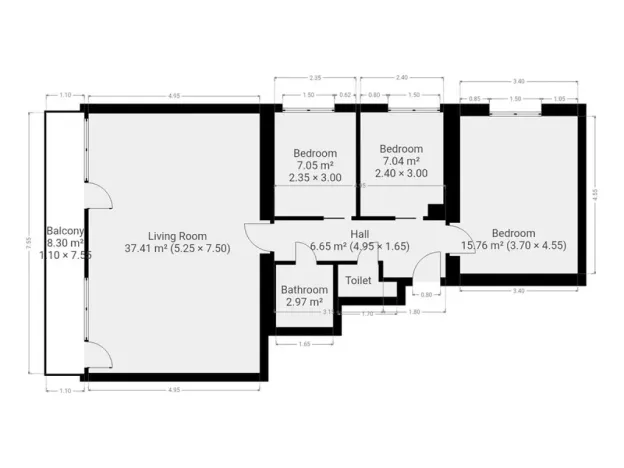 Pronájem bytu 4+kk, Praha - Michle, Na úhoru, 84 m2