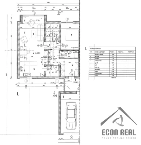 Pronájem rodinného domu, Jesenice - Osnice, Magnoliová, 227 m2