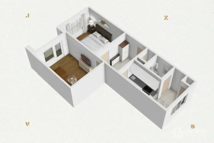 Prodej bytu 2+1, Kyselka - Radošov, 56 m2