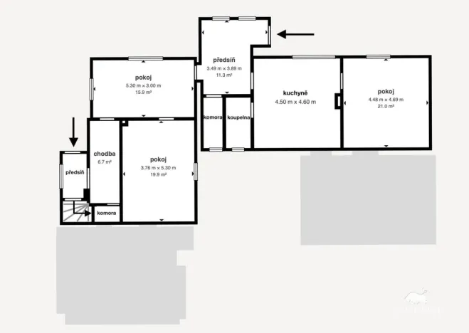 Prodej rodinného domu, Skořice, 165 m2