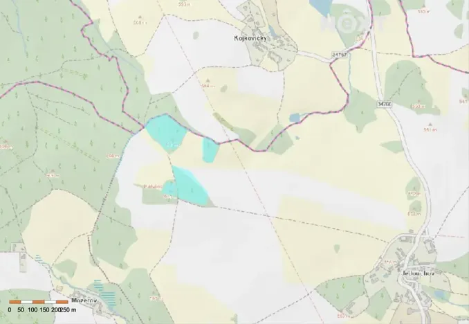 Prodej lesa, Věž, 41070 m2