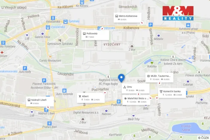 Pronájem bytu 3+kk, Praha - Vysočany, Jana Přibíka, 90 m2