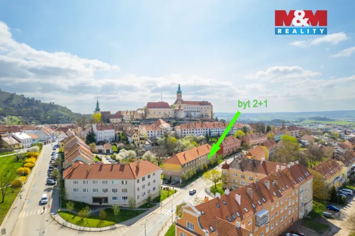Prodej bytu 2+1, Mikulov, 22. dubna, 50 m2