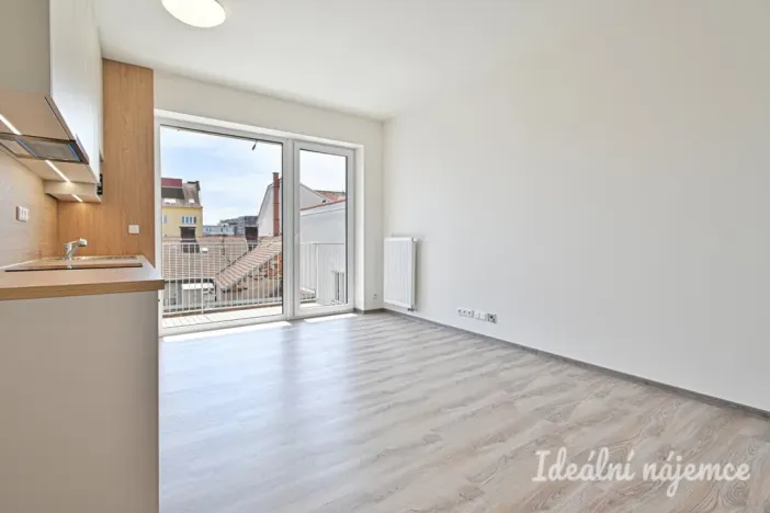 Pronájem bytu 1+kk, Brno - Trnitá, Křenová, 29 m2