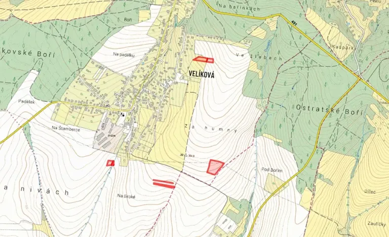 Prodej pole, Zlín, 11800 m2