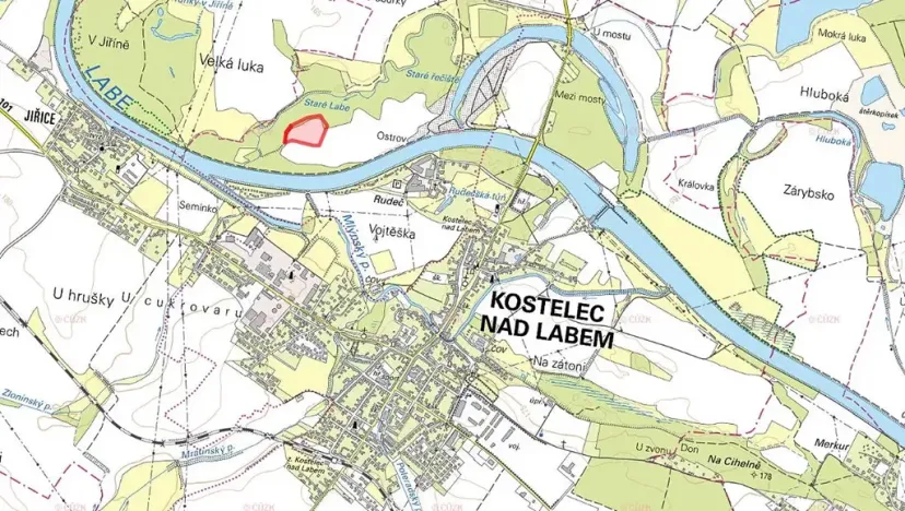 Prodej pole, Kostelec nad Labem, 5160 m2