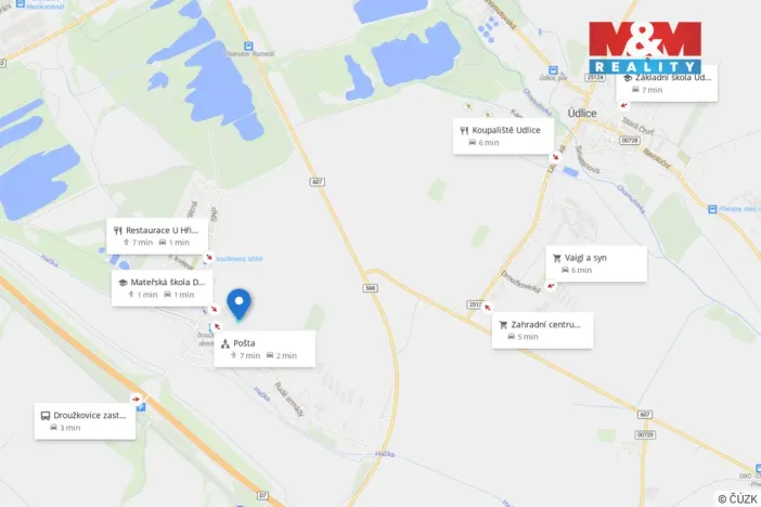 Prodej pozemku pro bydlení, Droužkovice, 832 m2