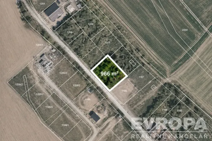 Prodej pozemku, Hořepník, 966 m2