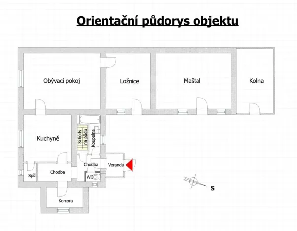 Prodej rodinného domu, Trhové Sviny, 83 m2