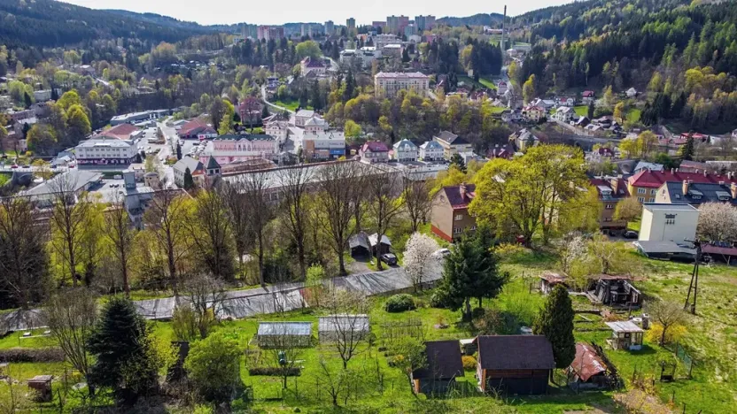 Prodej zahrady, Tanvald, Popelnická, 502 m2