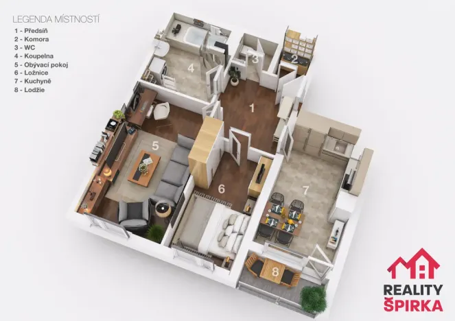 Prodej bytu 2+1, Praha - Řepy, Makovského, 67 m2